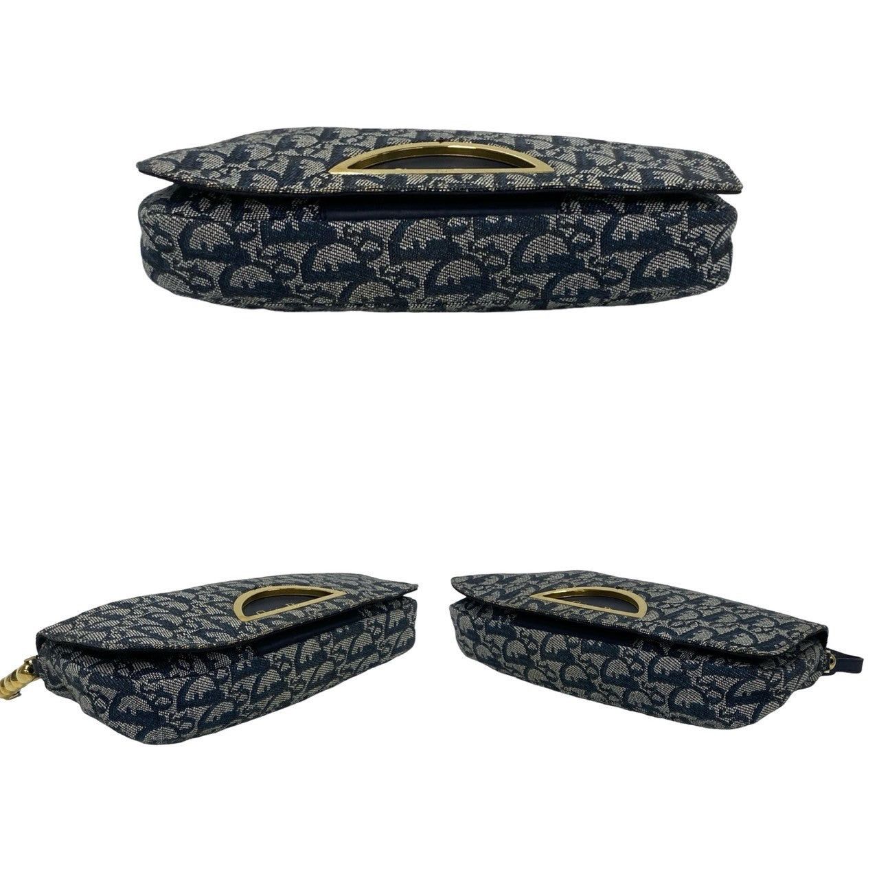 Dior Dior Shoulder Bag Blue Cotton Size ONE SIZE - 6 Thumbnail