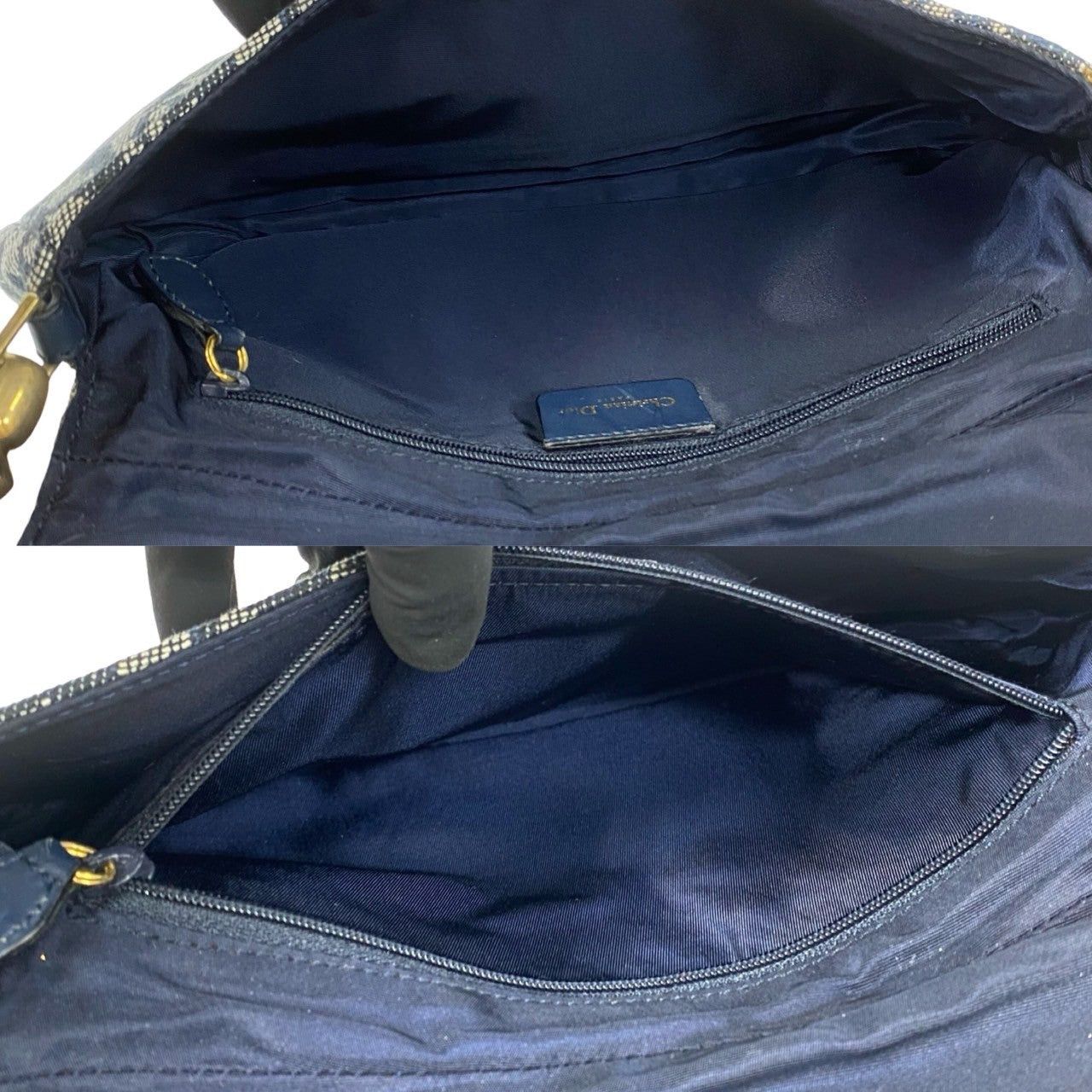 Dior Dior Shoulder Bag Blue Cotton Size ONE SIZE - 9 Thumbnail