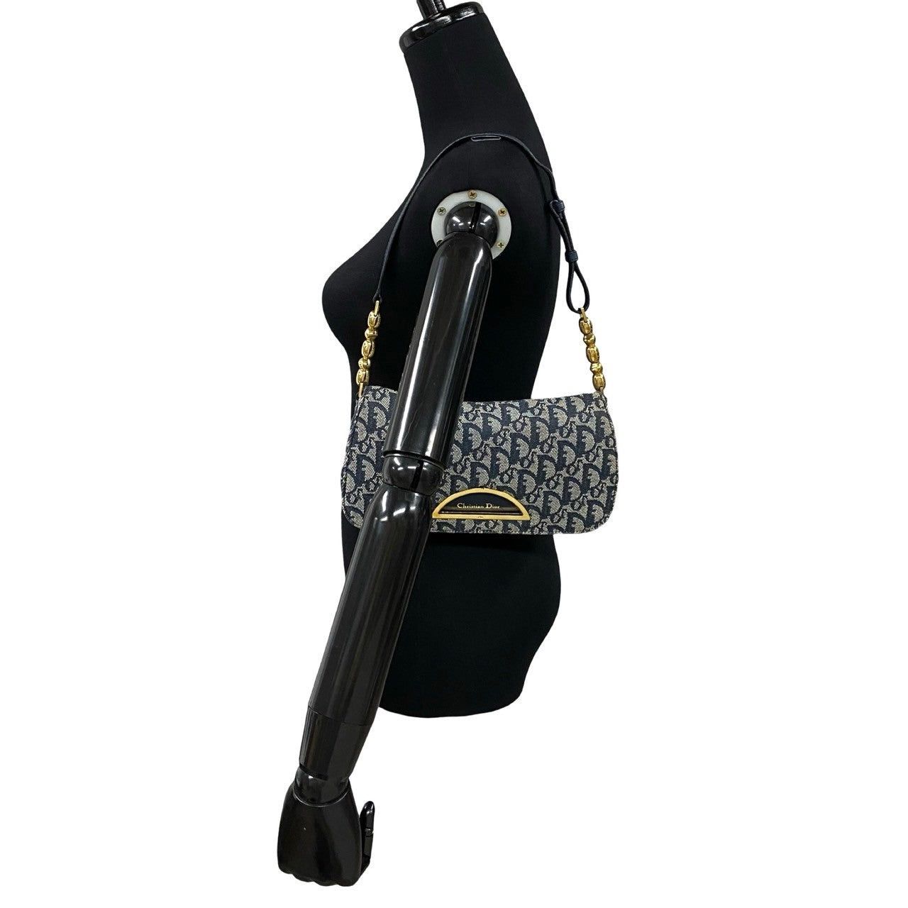 Dior Dior Shoulder Bag Blue Cotton Size ONE SIZE - 2 Thumbnail
