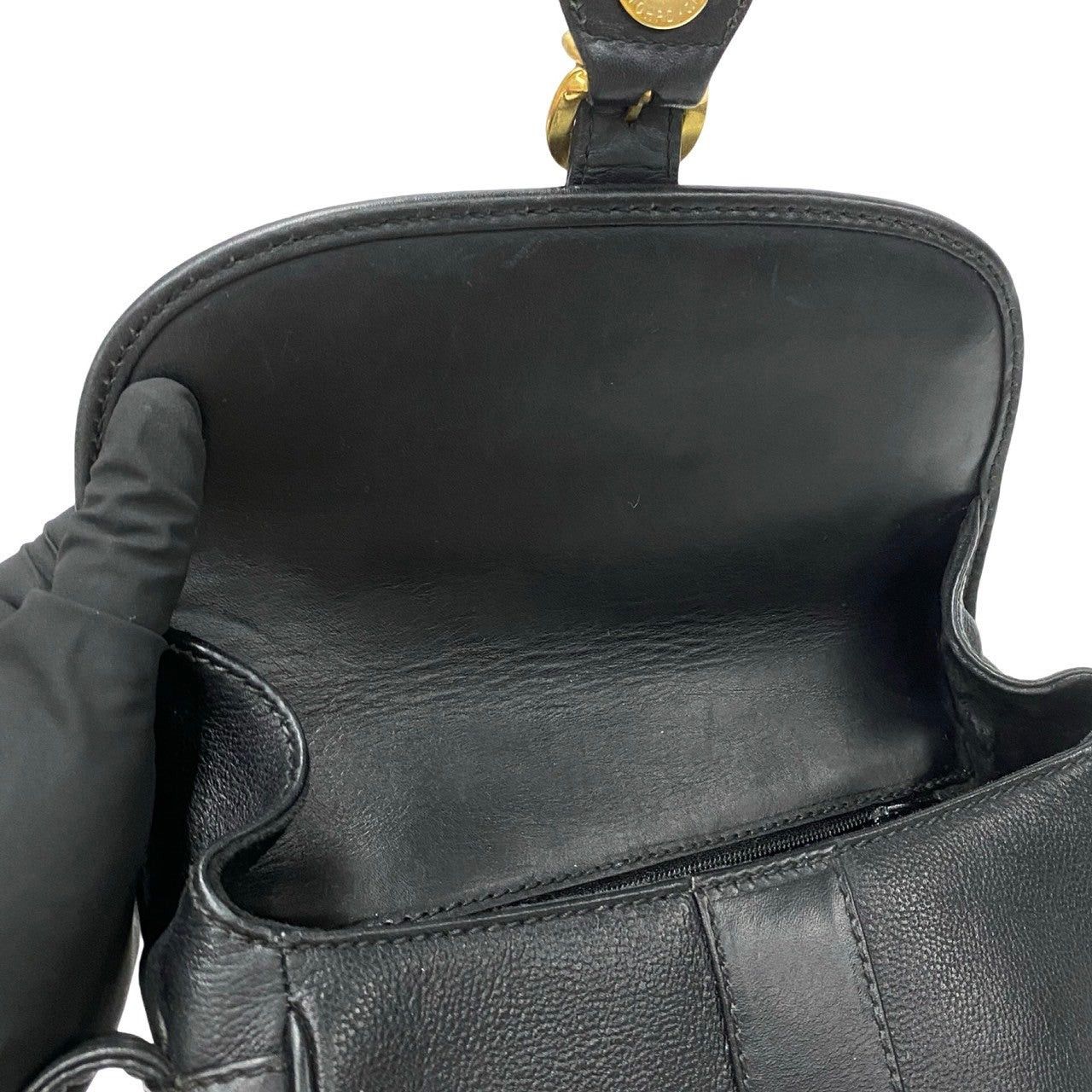 Gucci Gucci Shoulder Bag Black Leather Size ONE SIZE - 8 Thumbnail