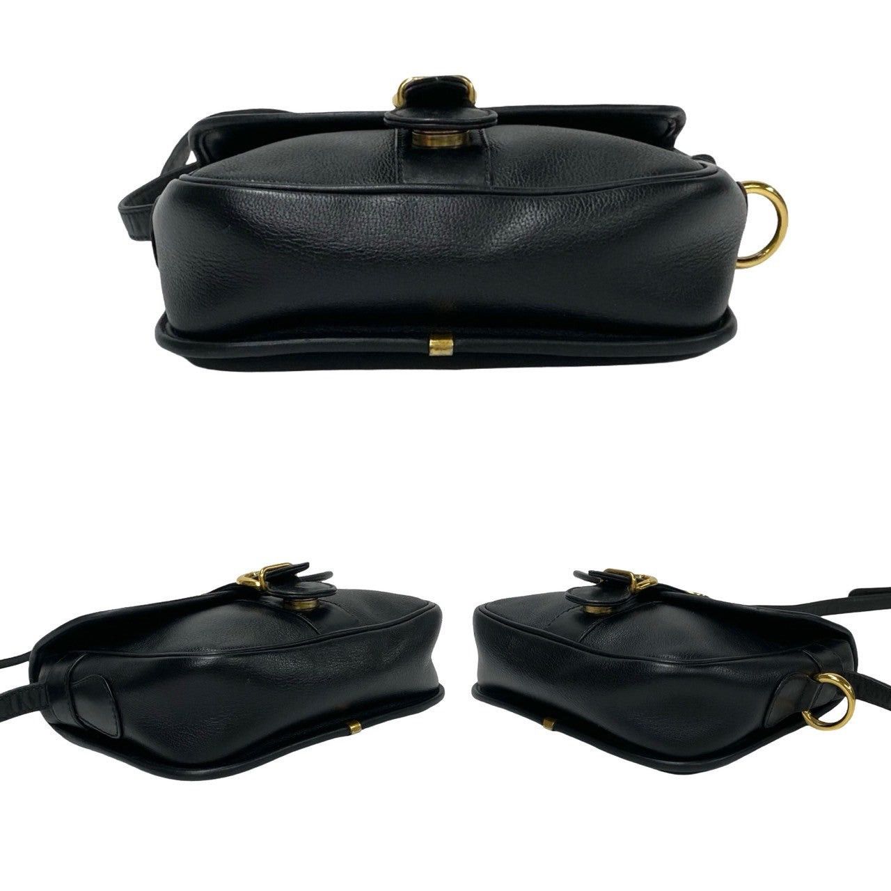 Gucci Gucci Shoulder Bag Black Leather Size ONE SIZE - 6 Thumbnail