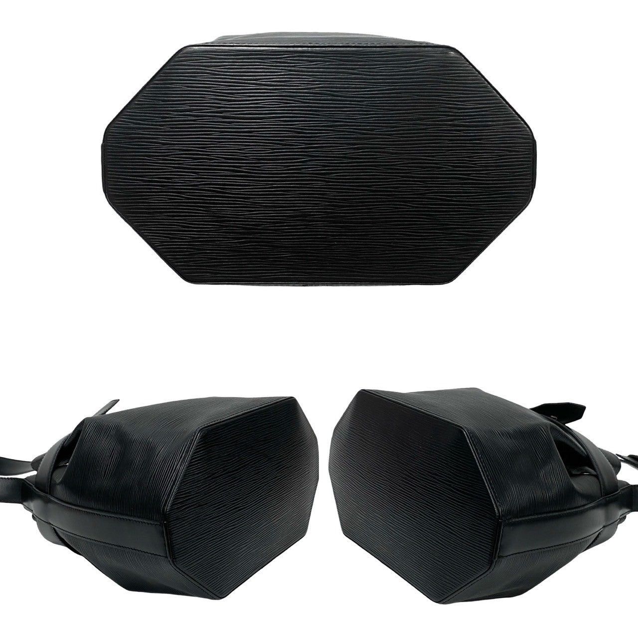 Louis Vuitton Louis Vuitton Shoulder Bag Black Leather Size ONE SIZE - 6 Thumbnail