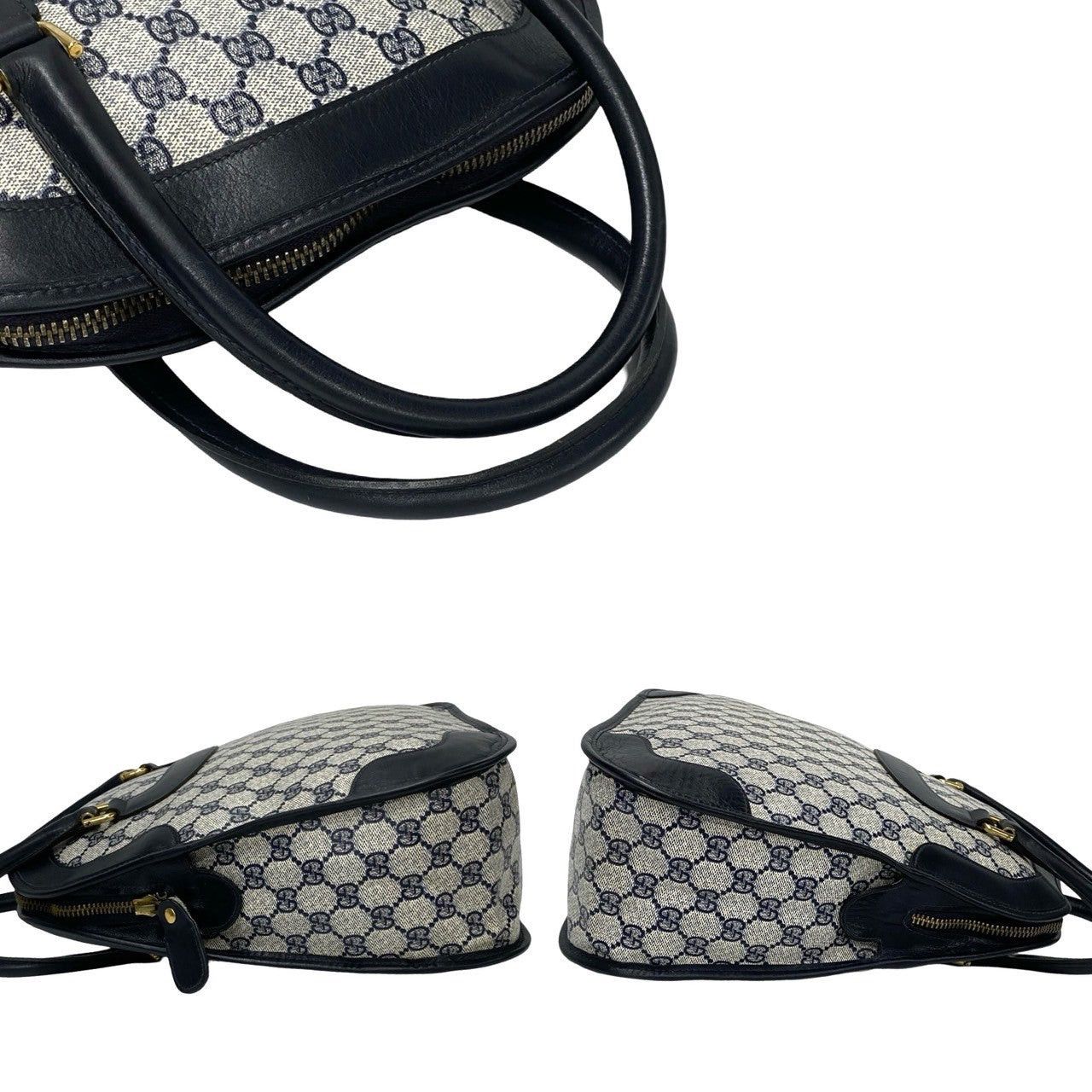 Gucci Gucci Handbag Navy Leather Size ONE SIZE - 5 Thumbnail