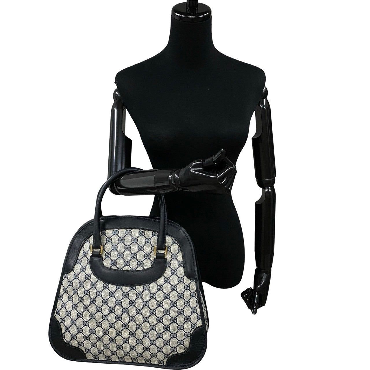 Gucci Gucci Handbag Navy Leather Size ONE SIZE - 2 Thumbnail