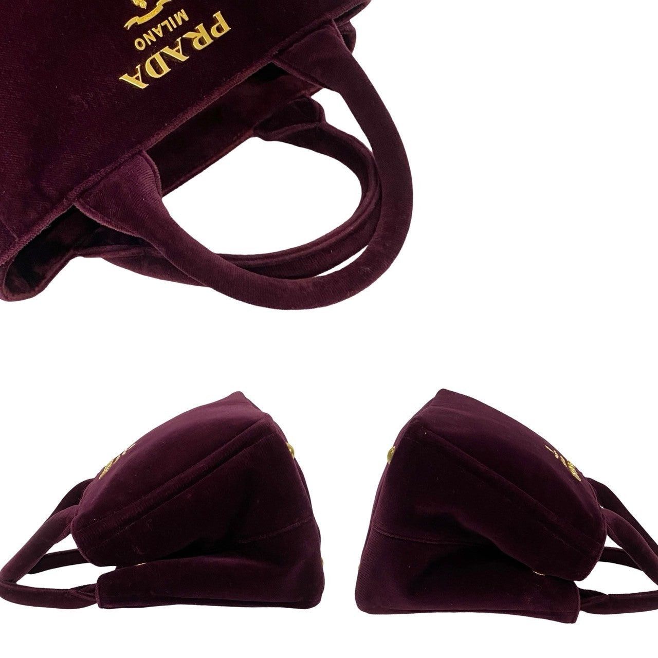 Prada Prada Shoulder Bag Red Velvet Size ONE SIZE - 5 Thumbnail