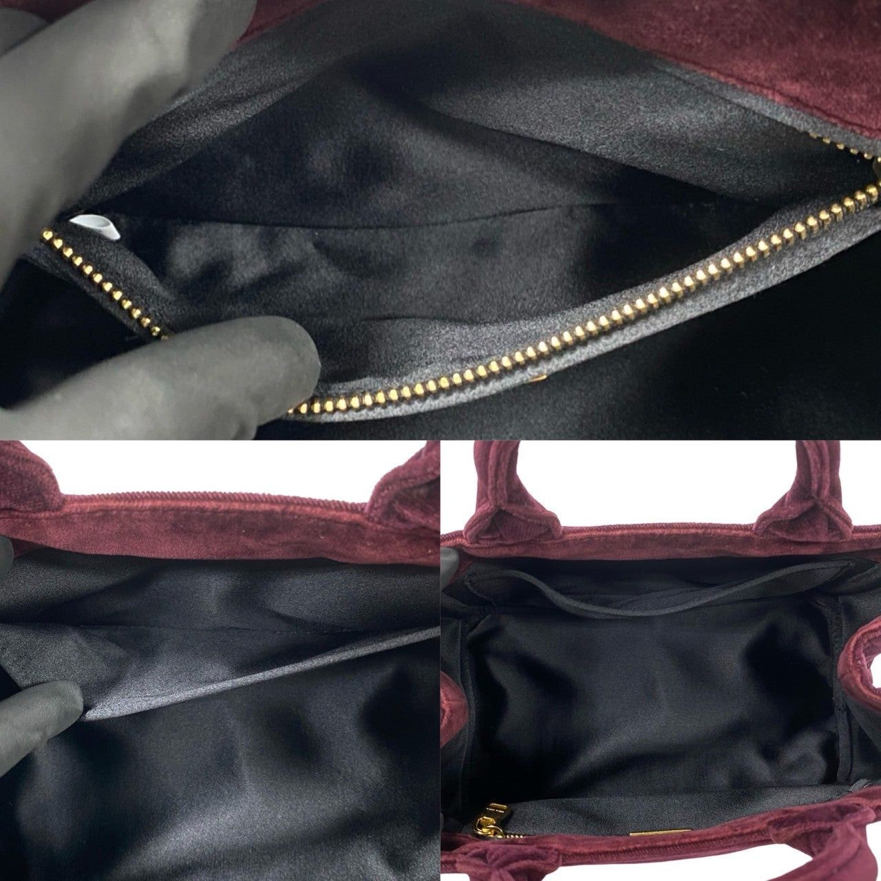 Prada Prada Shoulder Bag Red Velvet Size ONE SIZE - 8 Thumbnail