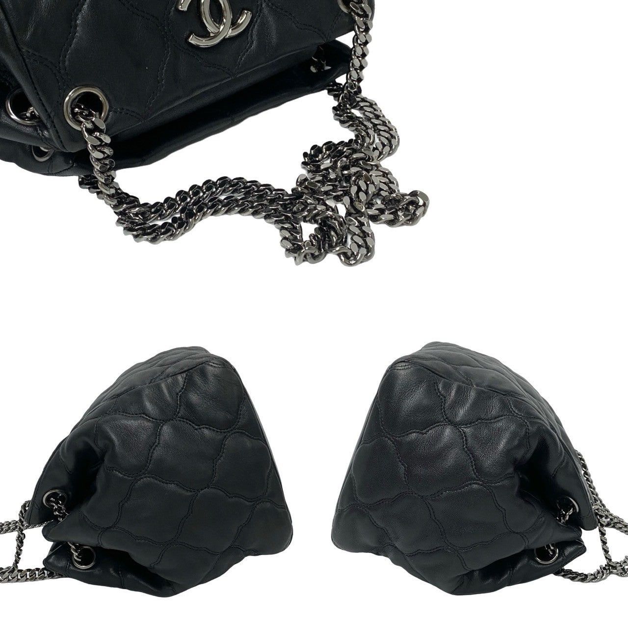 Chanel Chanel Shoulder Bag Black Leather Size ONE SIZE - 5 Thumbnail