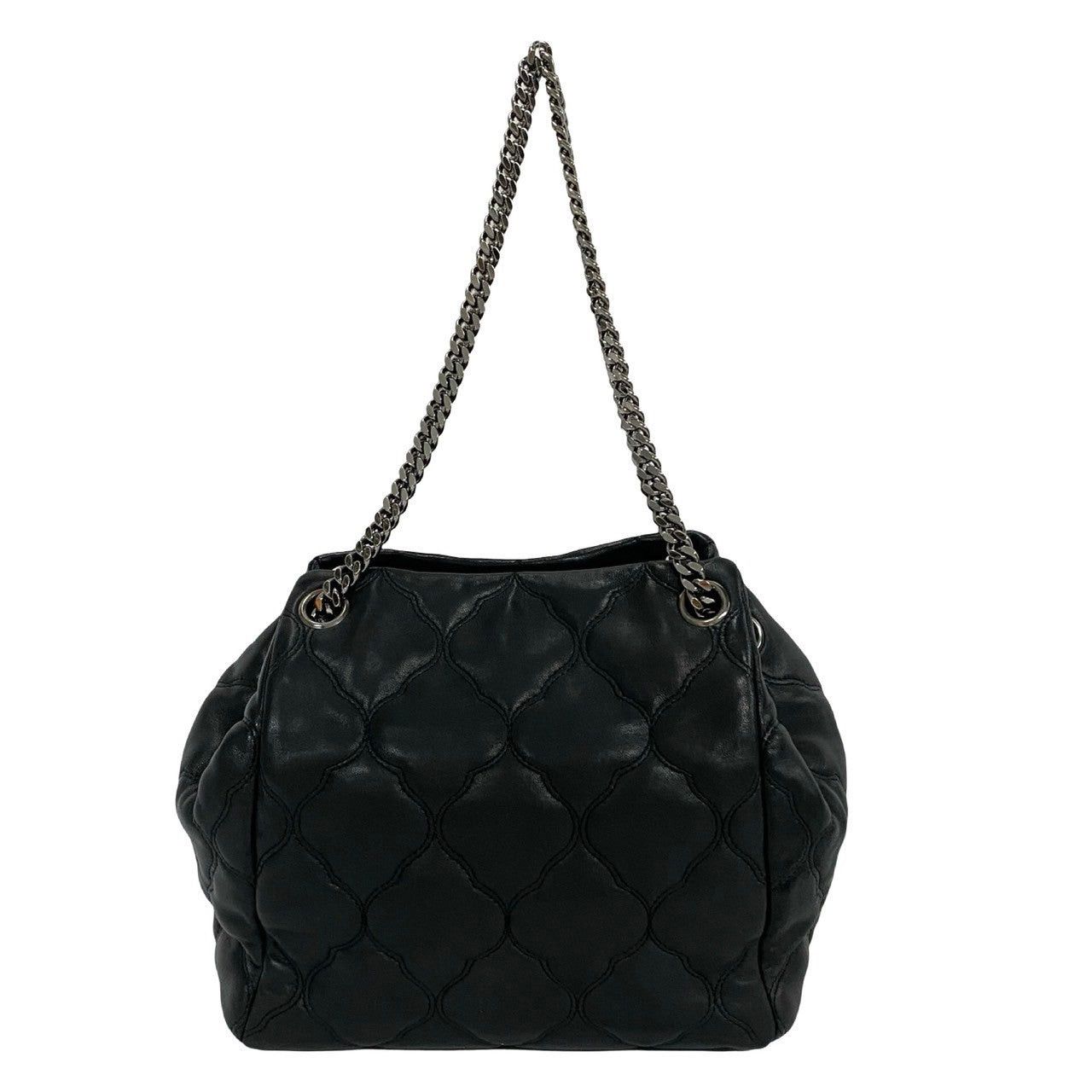 Chanel Chanel Shoulder Bag Black Leather Size ONE SIZE - 4 Thumbnail