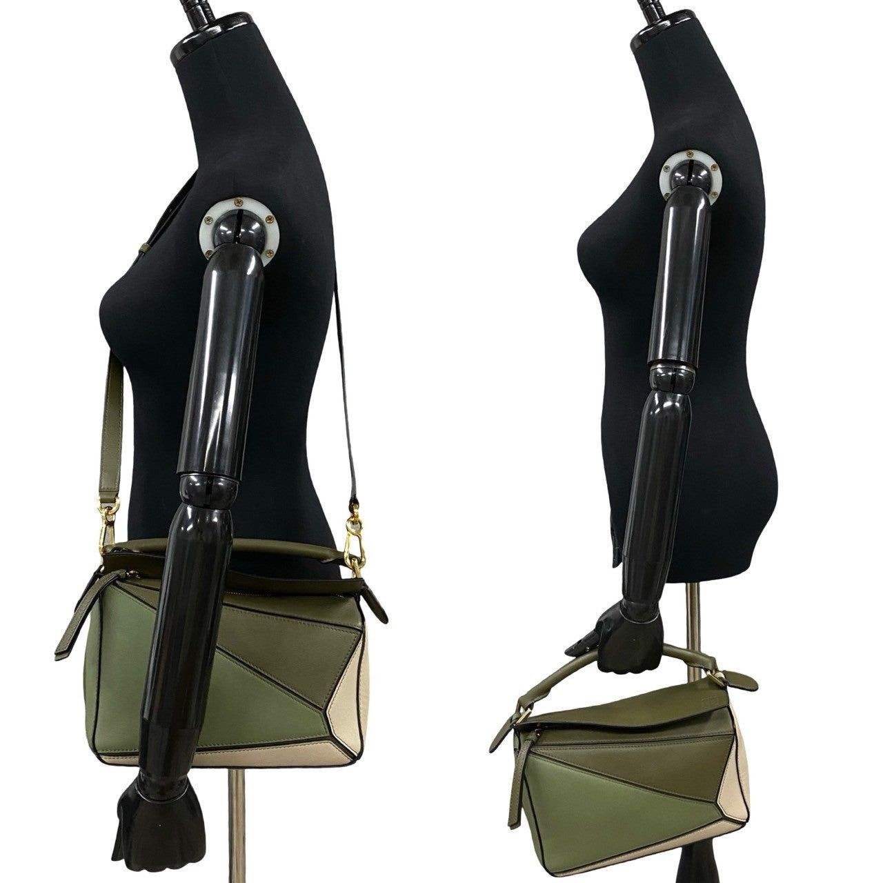 Loewe Loewe Shoulder Bag Green Leather Size ONE SIZE - 2 Thumbnail
