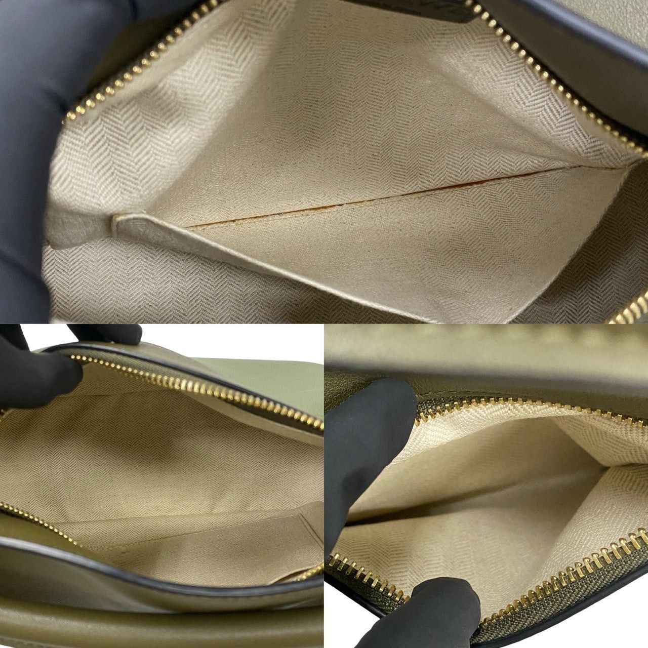 Loewe Loewe Shoulder Bag Green Leather Size ONE SIZE - 8 Thumbnail