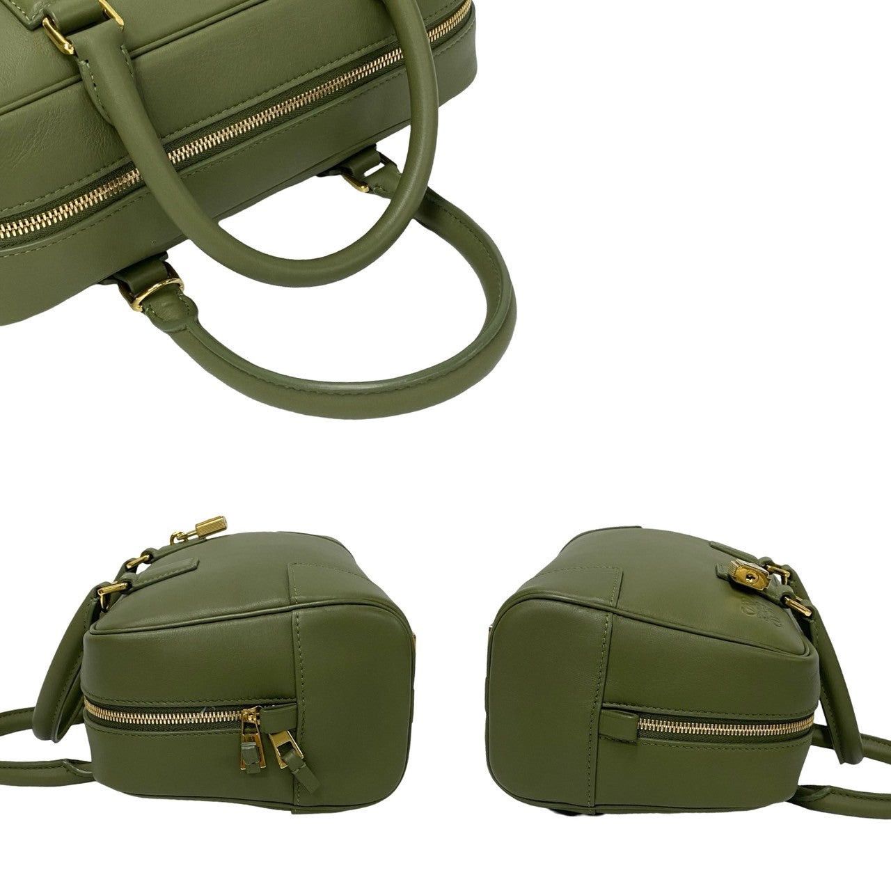 Loewe Loewe Handbag Green Leather Size ONE SIZE - 5 Thumbnail