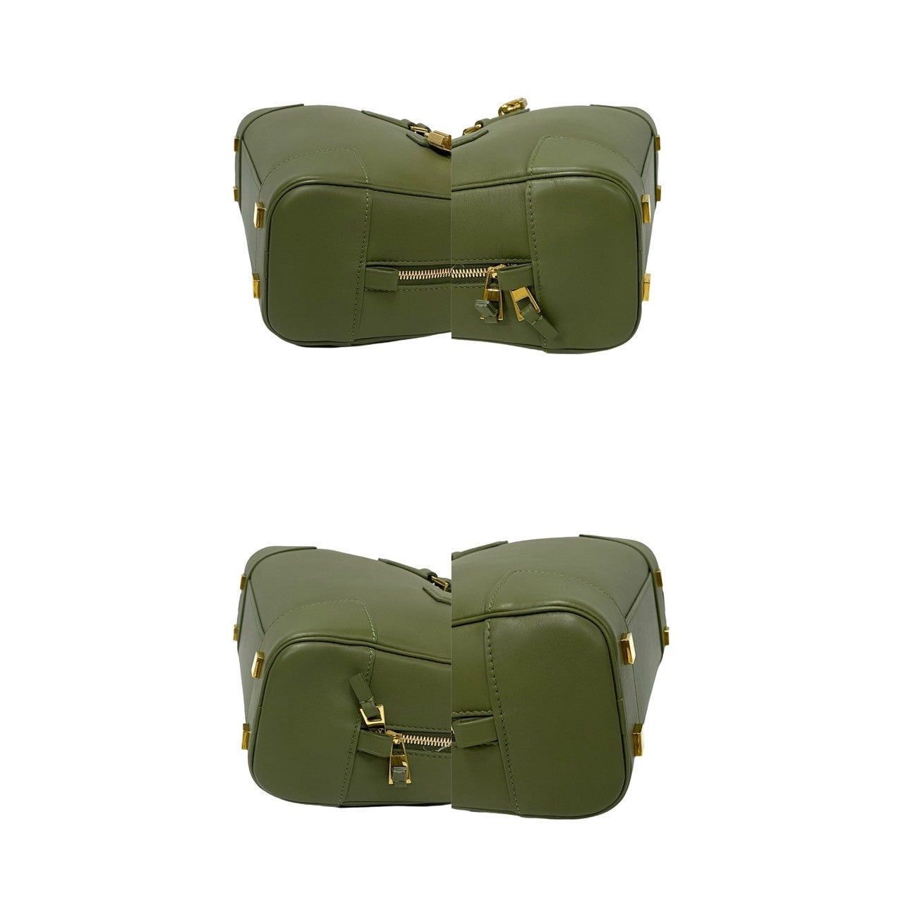 Loewe Loewe Handbag Green Leather Size ONE SIZE - 7 Thumbnail