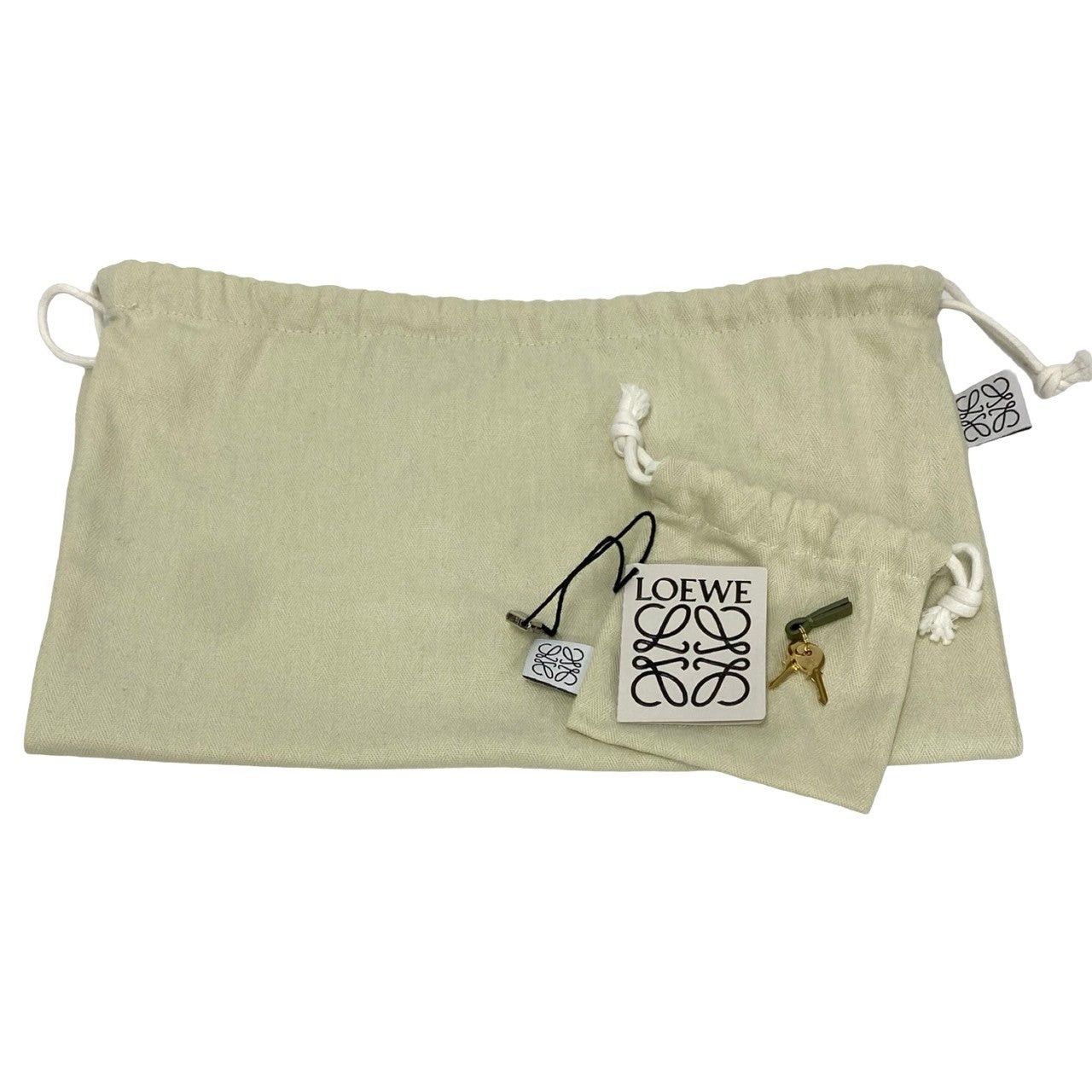 Loewe Loewe Handbag Green Leather Size ONE SIZE - 9 Thumbnail