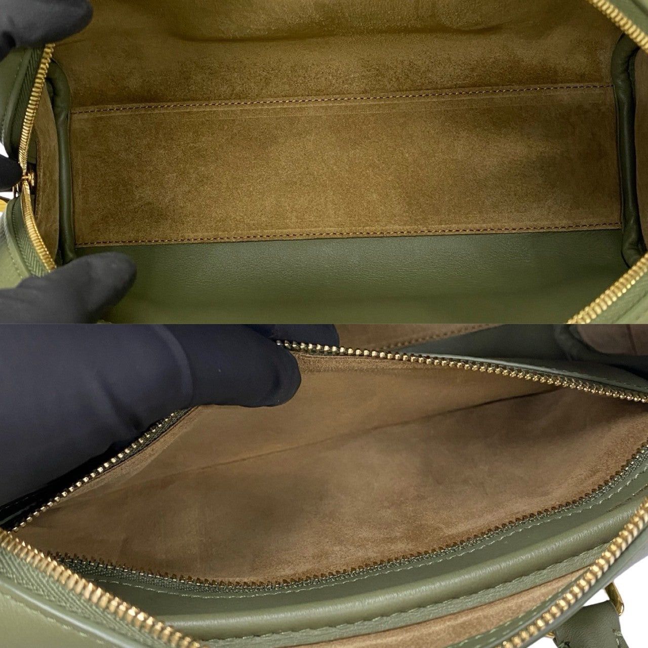 Loewe Loewe Handbag Green Leather Size ONE SIZE - 8 Thumbnail