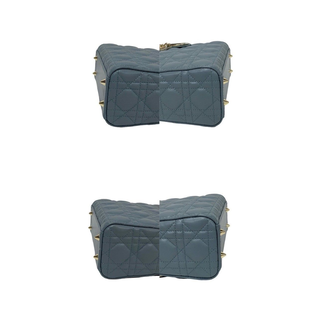 Dior Dior Shoulder Bag Blue Leather Size ONE SIZE - 7 Thumbnail