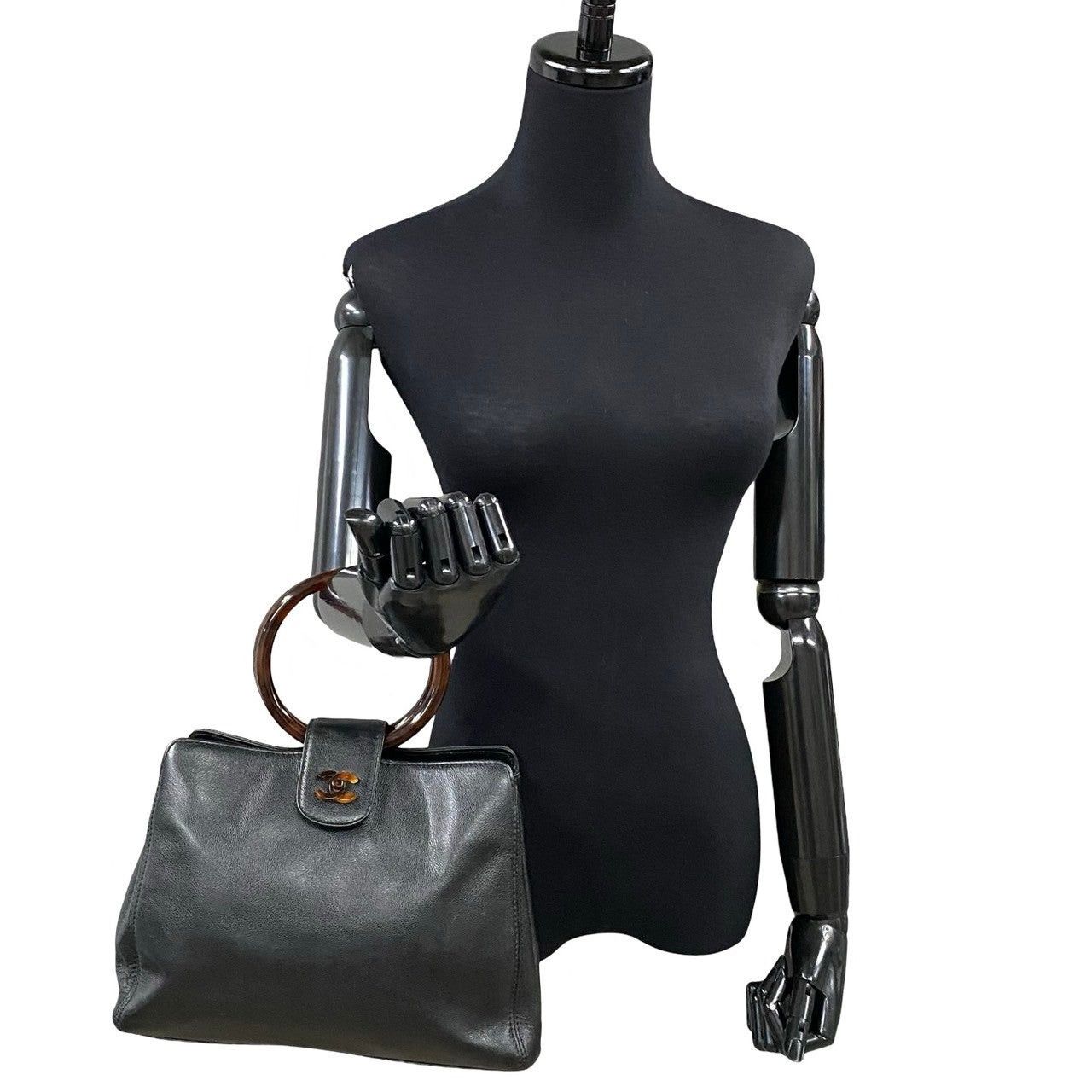 Chanel Chanel Handbag Black Plastic Size ONE SIZE - 2 Thumbnail