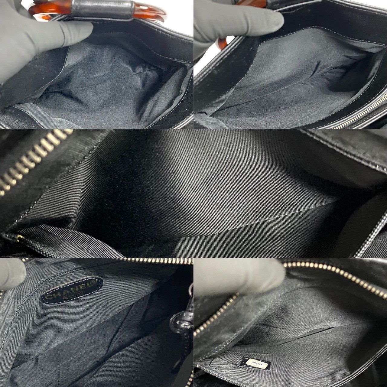 Chanel Chanel Handbag Black Plastic Size ONE SIZE - 9 Thumbnail