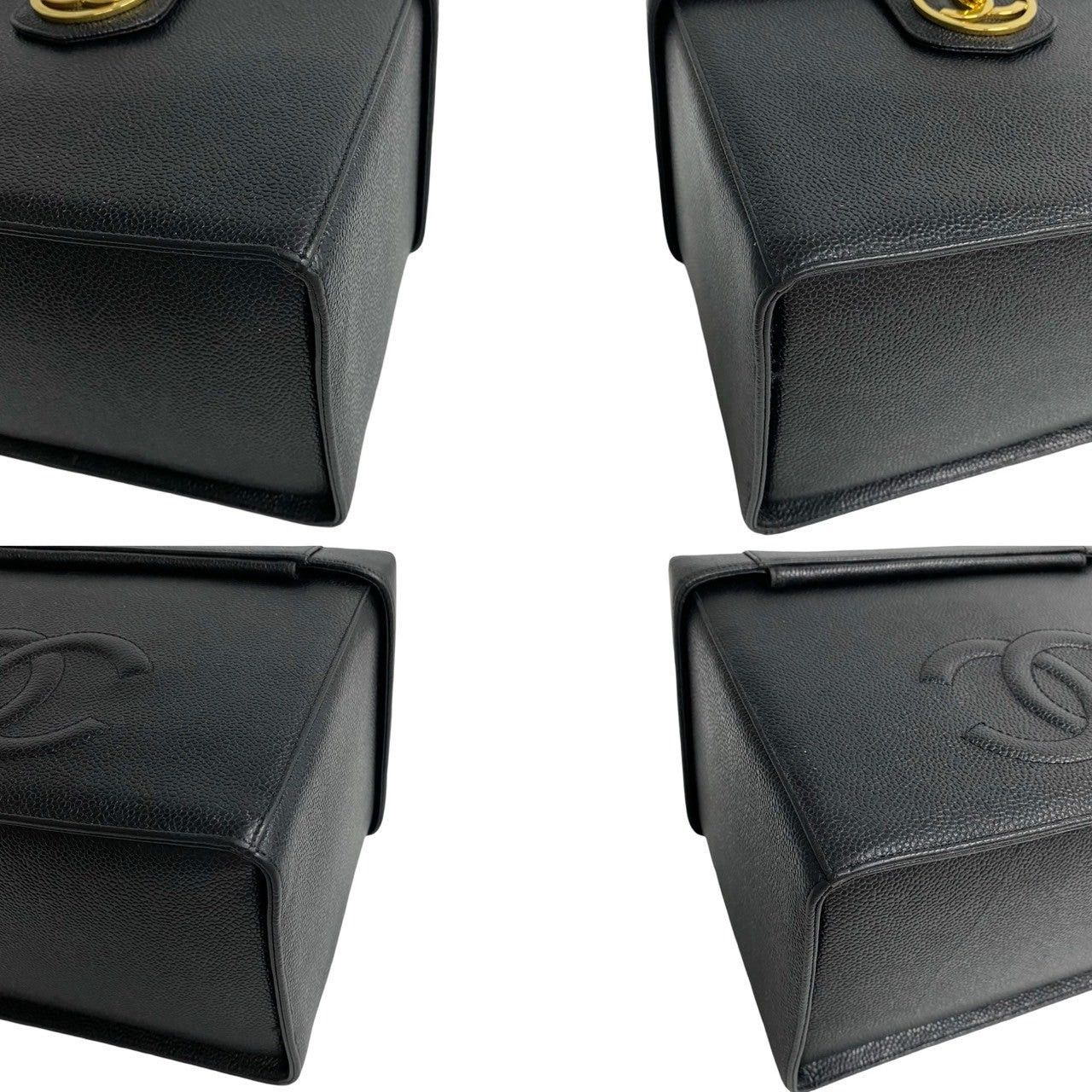 Chanel Chanel Handbag Black Leather Size ONE SIZE - 7 Thumbnail
