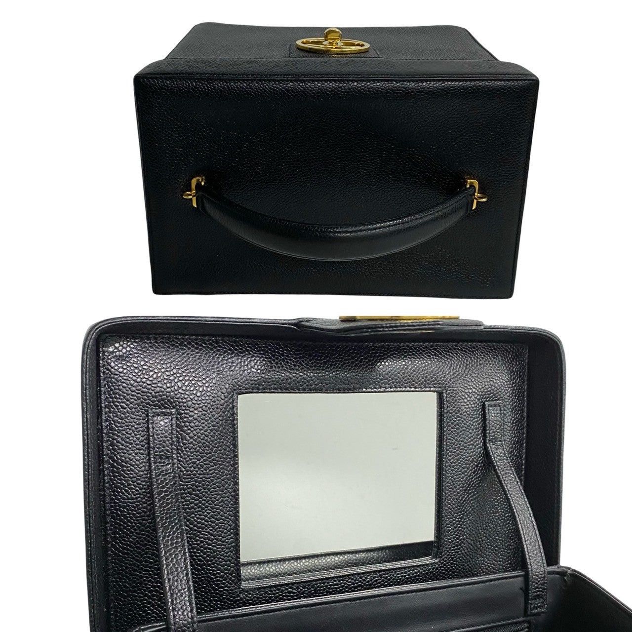 Chanel Chanel Handbag Black Leather Size ONE SIZE - 8 Thumbnail
