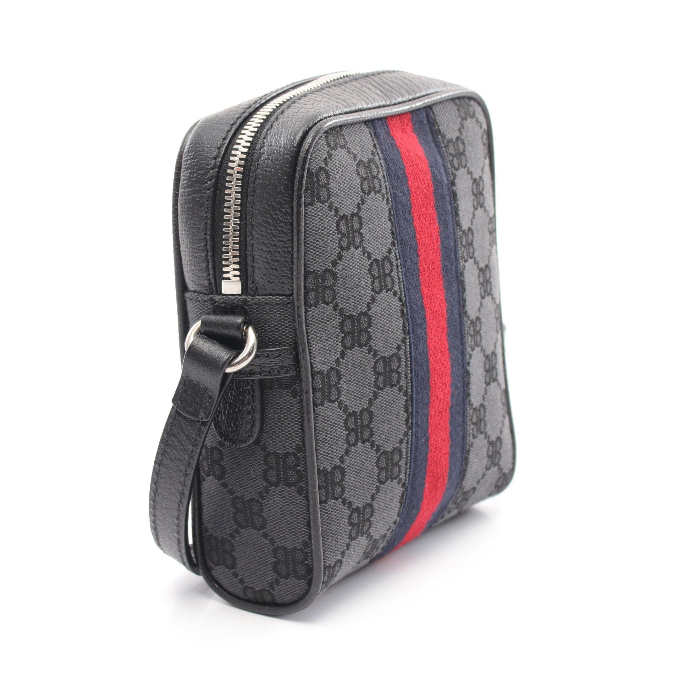 Balenciaga Balenciaga Balenciaga * Gucci Hacker Project Shoulder Bag Canvas Leather Black Size ONE SIZE - 2 Thumbnail