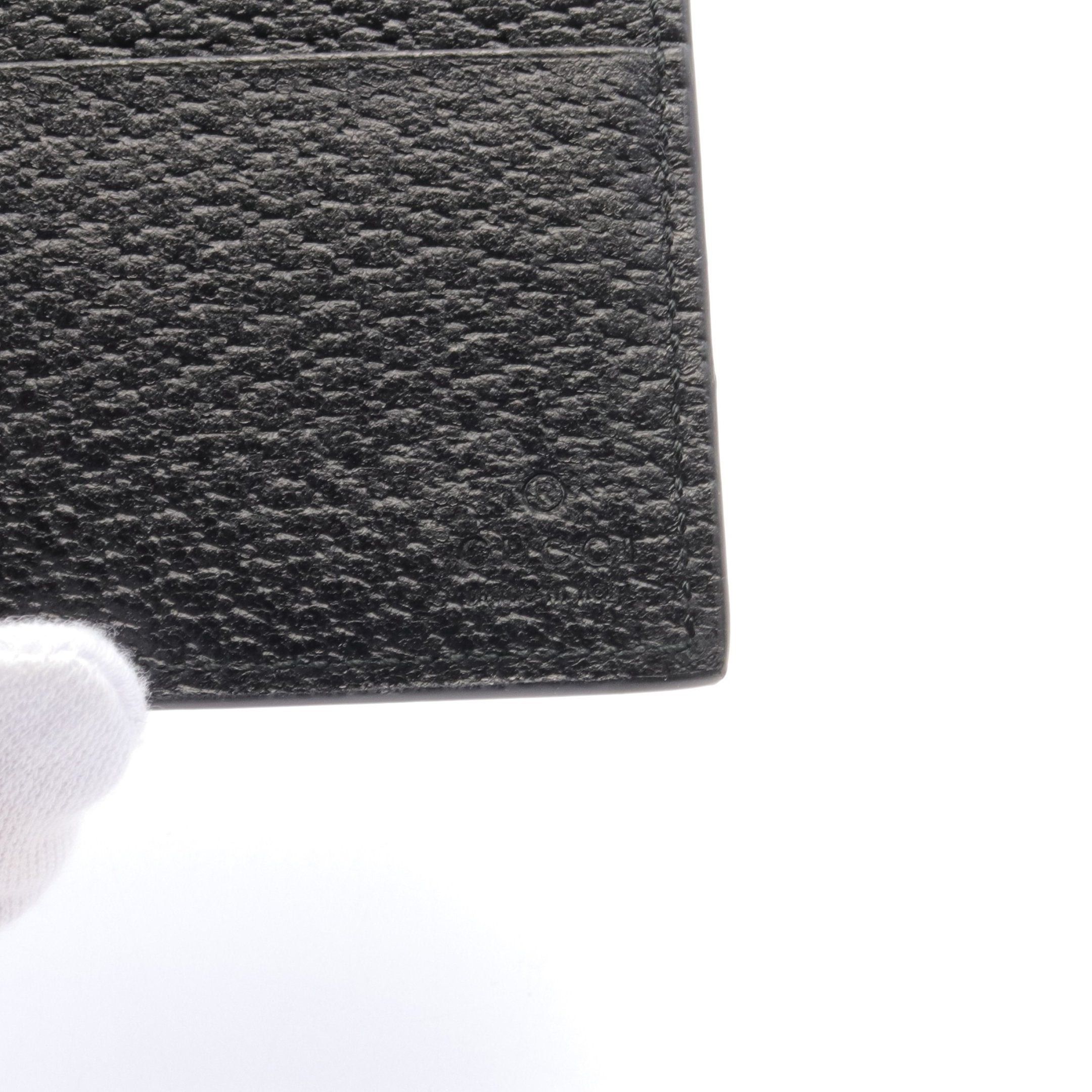 Gucci Gucci Gg Marmont Bi-Fold Wallet Leather Black Size ONE SIZE - 4 Thumbnail