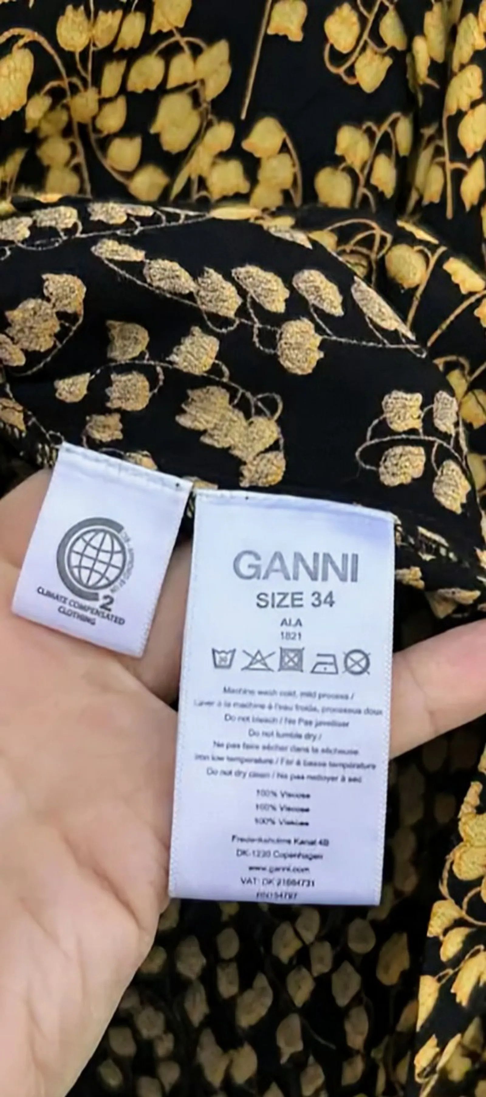 Ganni Ganni Ala Blouse Size XS / US 0-2 / IT 36-38 - 3 Thumbnail