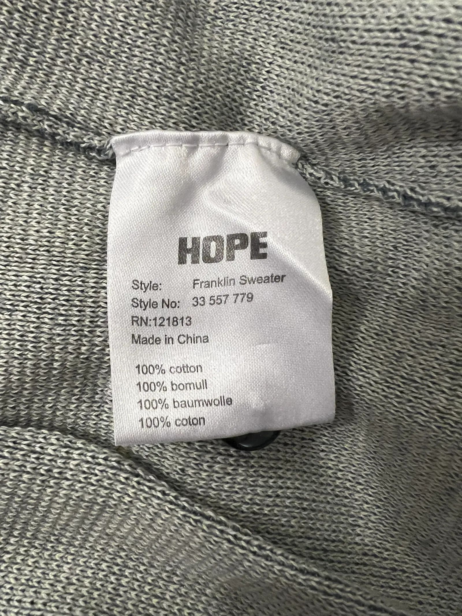 Hope Hope Franklin Sweater Cardigan Size US M / EU 48-50 / 2 - 3 Thumbnail