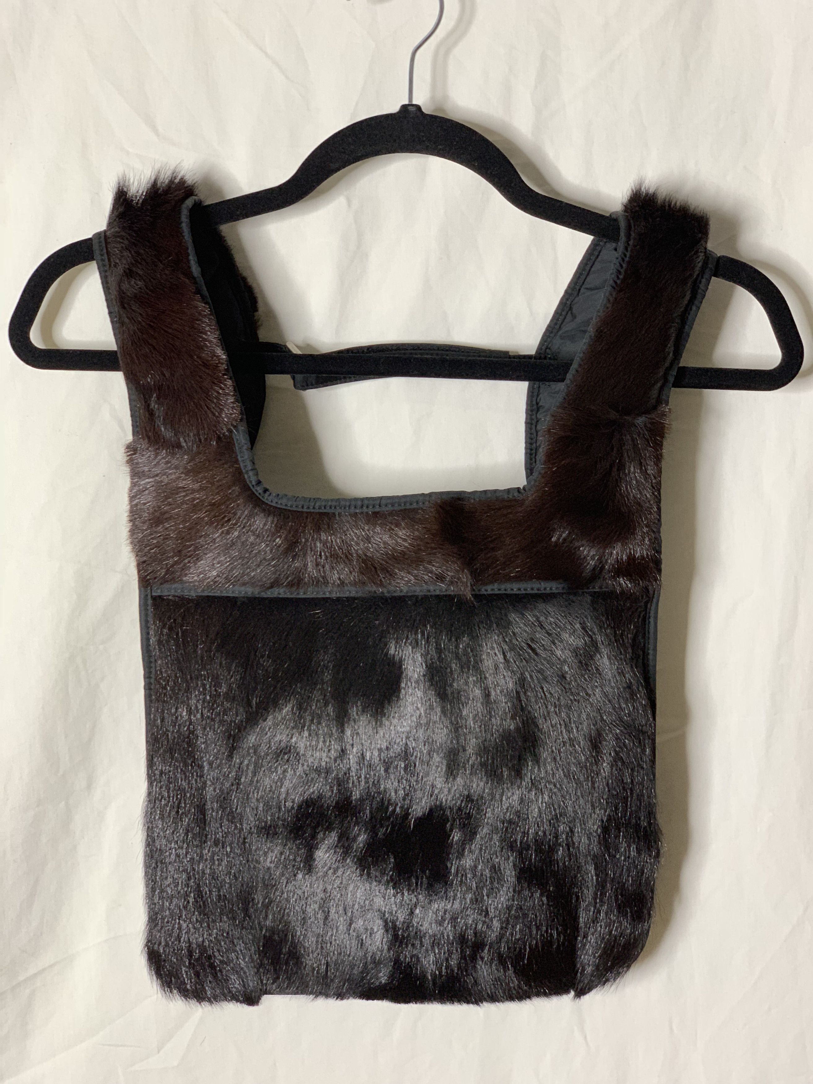 Prada 1999 / AW 99 Prada Goat Fur Backpack / Chest Rig | Grailed