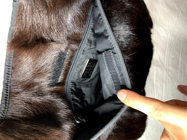 Prada  / AW  Prada Goat Fur Backpack / Chest Rig   Grailed