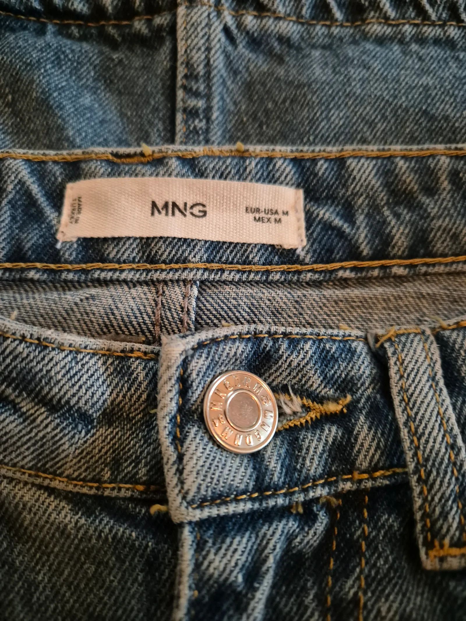 Mango Mango Denim mini skirt Skirt Size 28" / US 6 / IT 42 - 3 Thumbnail