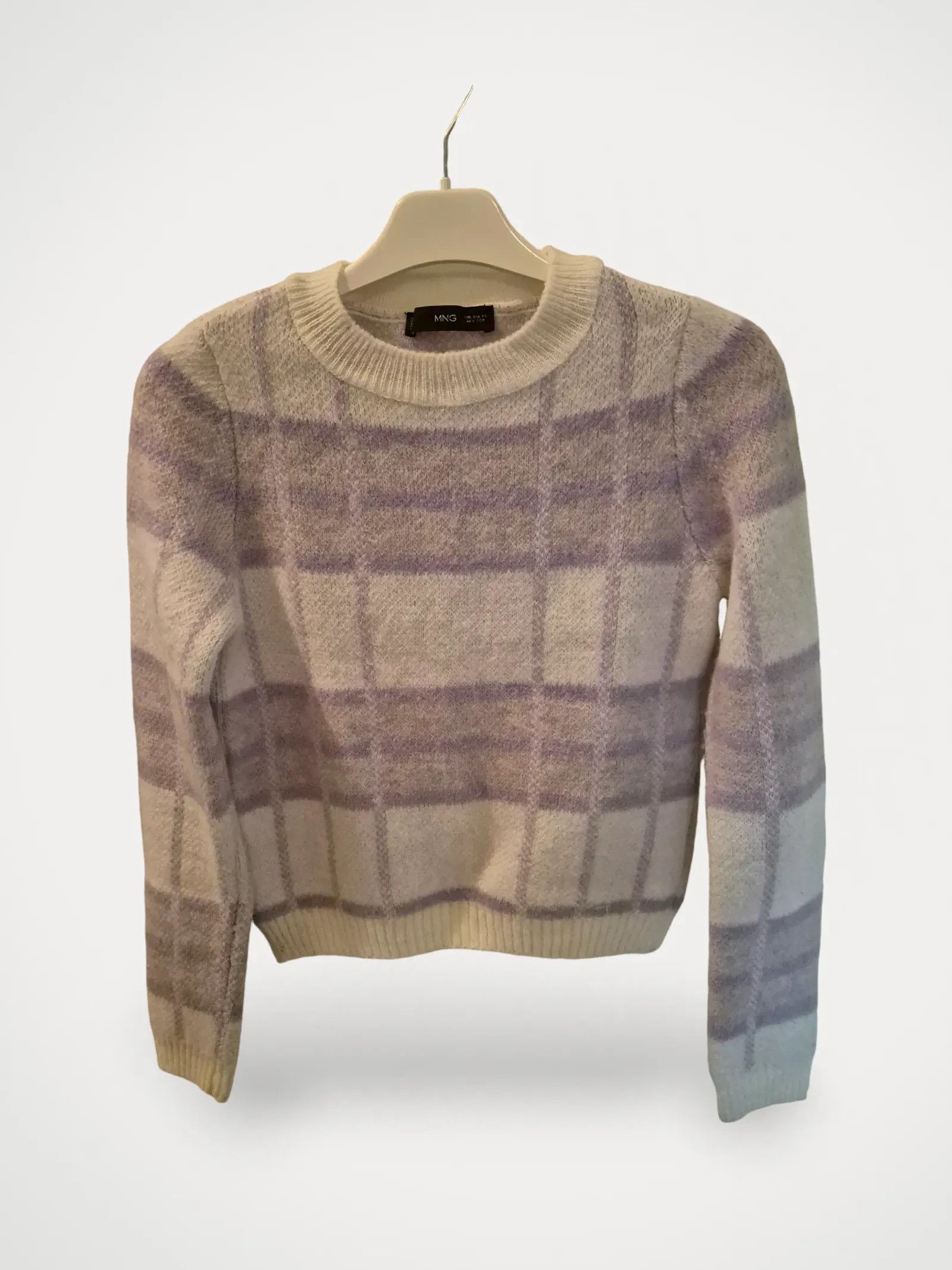 Mango Mango Checks knitted sweater Sweater Size XS / US 0-2 / IT 36-38 - 2 Thumbnail