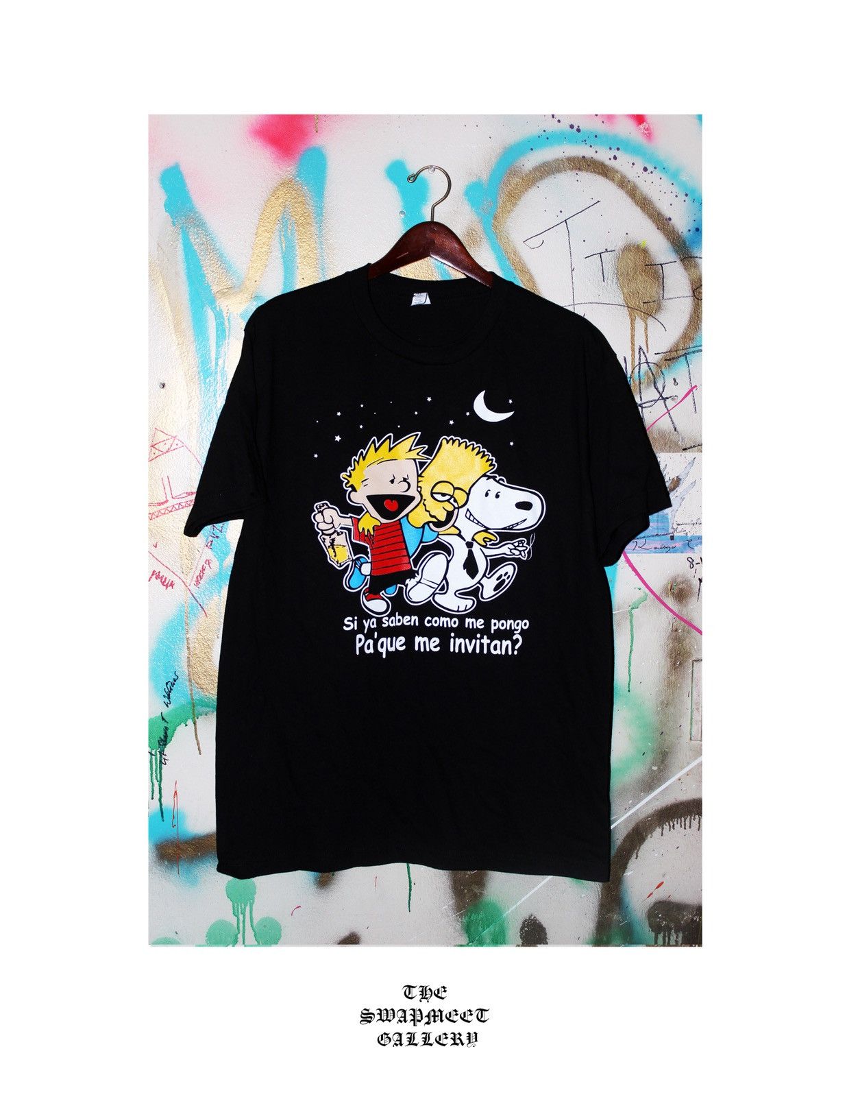 Vintage Rare Spanish Bootleg Bart Simpson T-shirt Size US XL / EU 56 / 4 - 1 Thumbnail