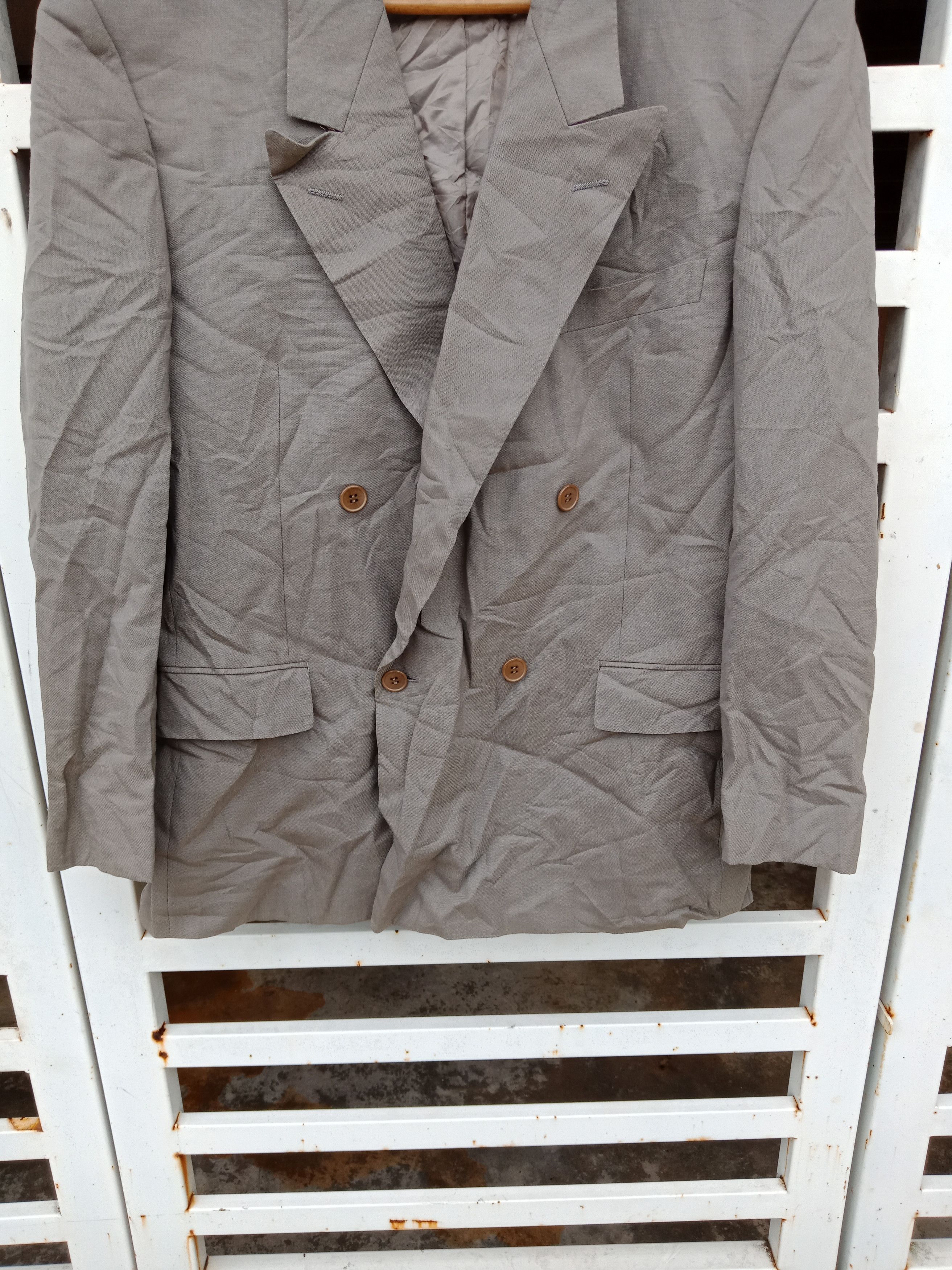 Yves Saint Laurent Yves Saint Laurent Gray Coat Blazer Size US M / EU 48-50 / 2 - 6 Thumbnail