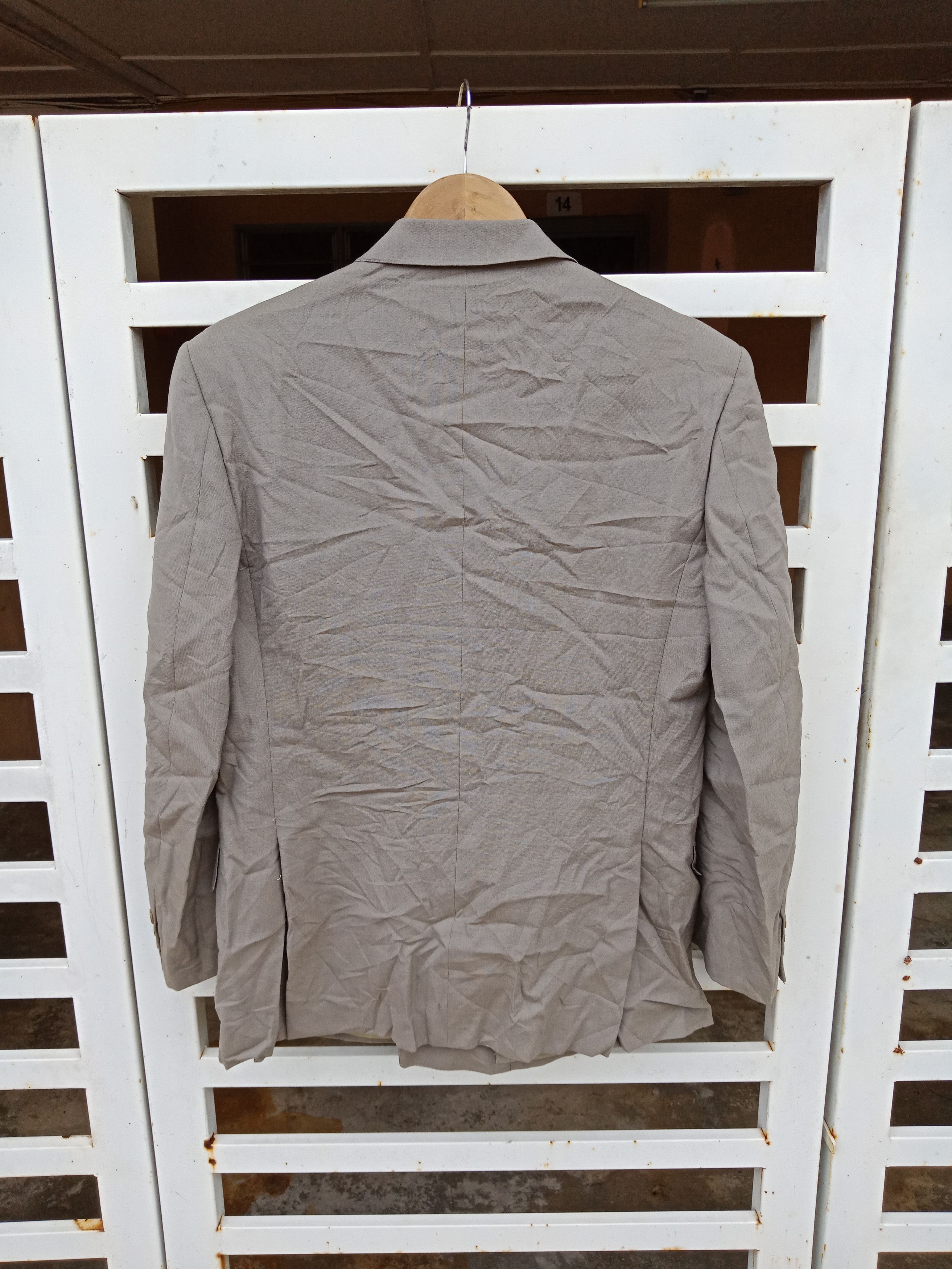 Yves Saint Laurent Yves Saint Laurent Gray Coat Blazer Size US M / EU 48-50 / 2 - 2 Thumbnail