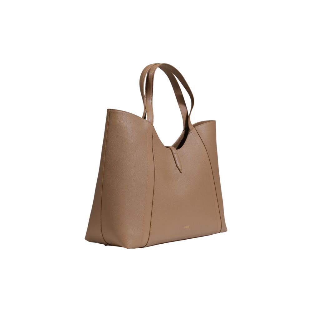Furla Beige Leather Women's Handbag Size ONE SIZE - 4 Thumbnail