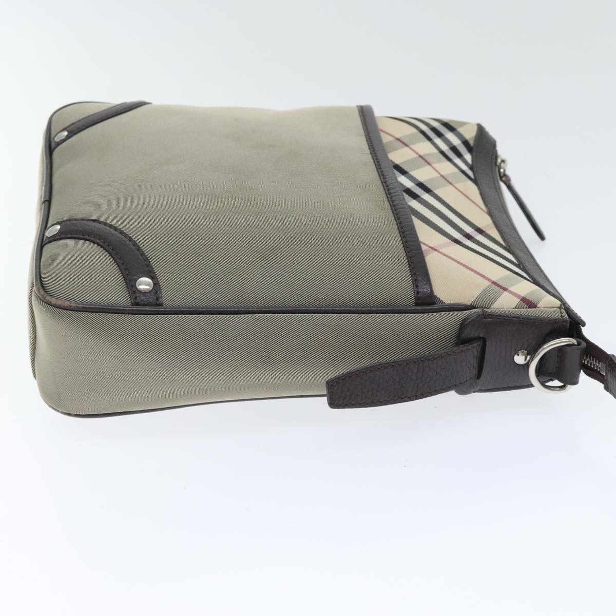 Burberry Nova Check Grey Synthetic Shoulder Bag (Pre-Owned) Size ONE SIZE - 3 Thumbnail