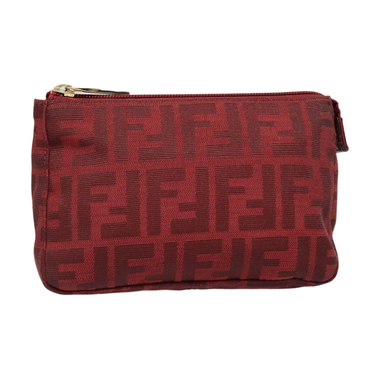 Fendi Red Canvas Clutch Bag (Pre-Owned) Size ONE SIZE - 14 Thumbnail
