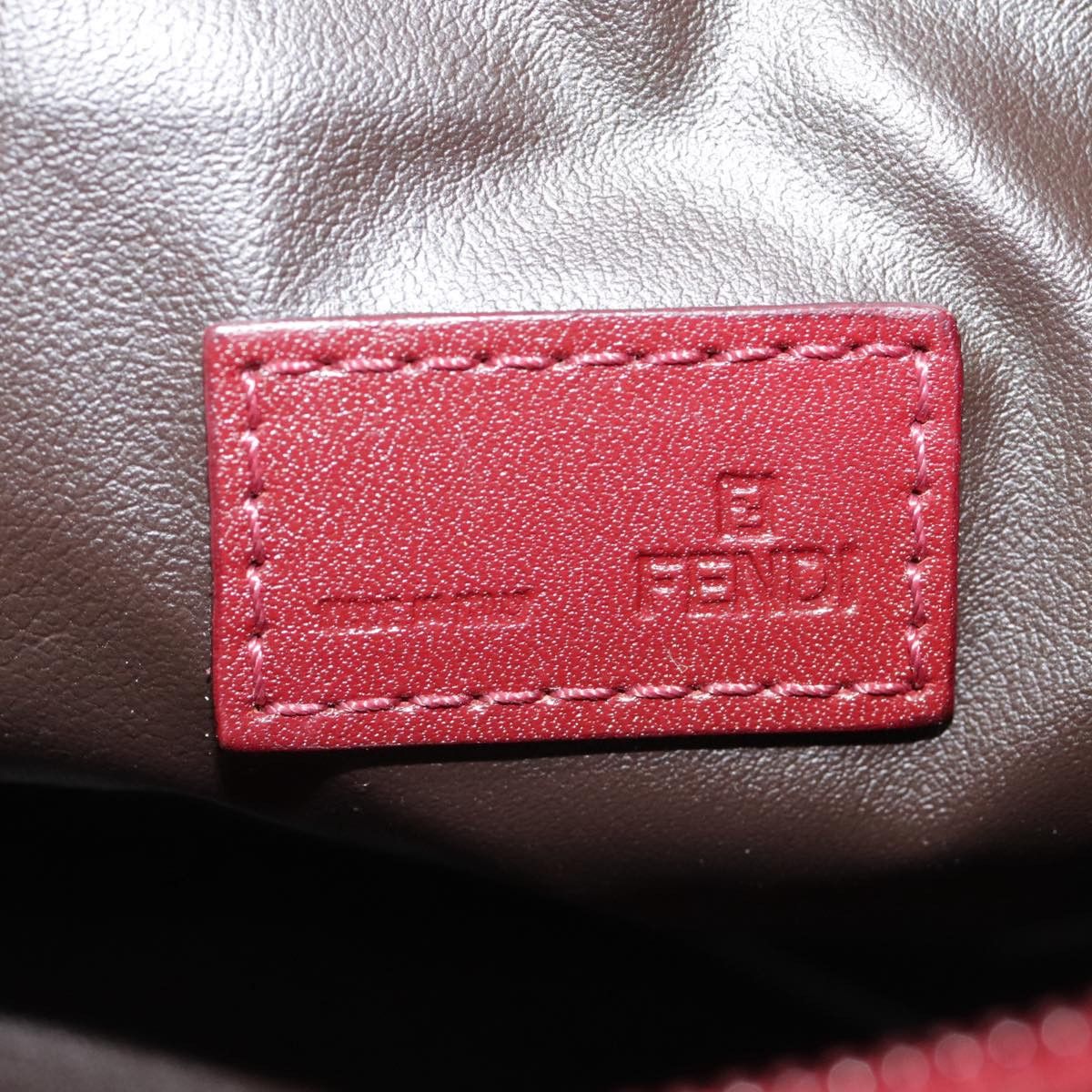 Fendi Red Canvas Clutch Bag (Pre-Owned) Size ONE SIZE - 13 Thumbnail