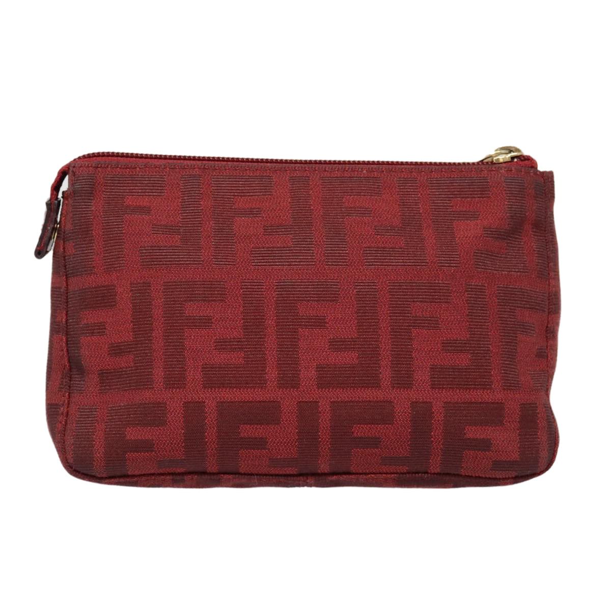 Fendi Red Canvas Clutch Bag (Pre-Owned) Size ONE SIZE - 2 Thumbnail