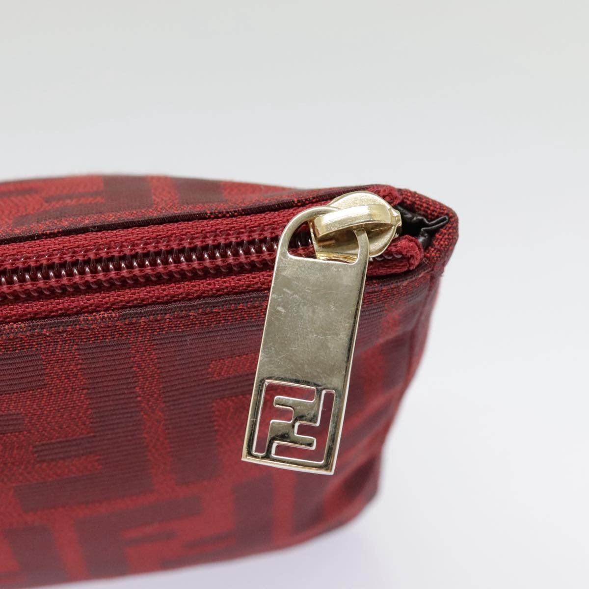 Fendi Red Canvas Clutch Bag (Pre-Owned) Size ONE SIZE - 10 Thumbnail