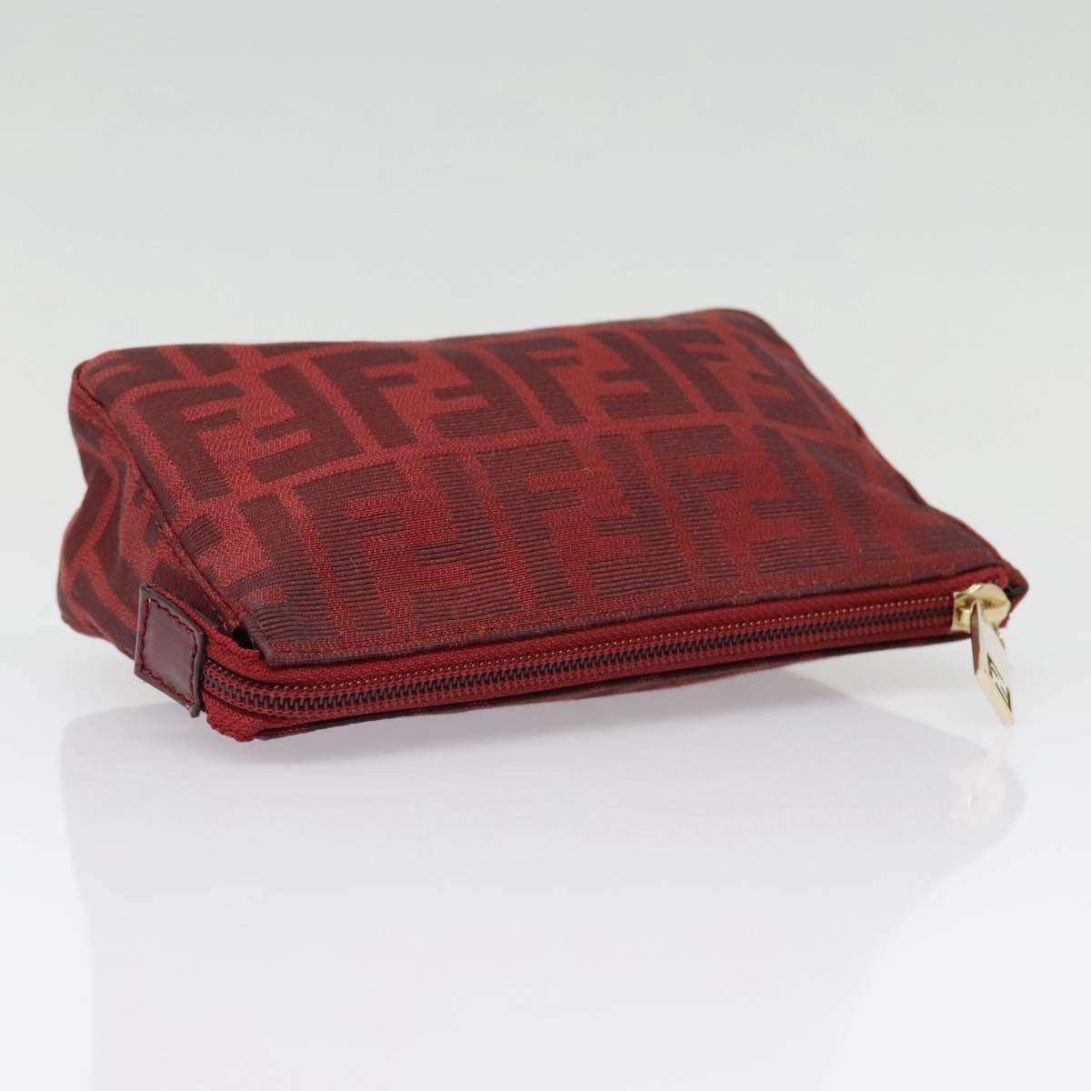 Fendi Red Canvas Clutch Bag (Pre-Owned) Size ONE SIZE - 16 Thumbnail