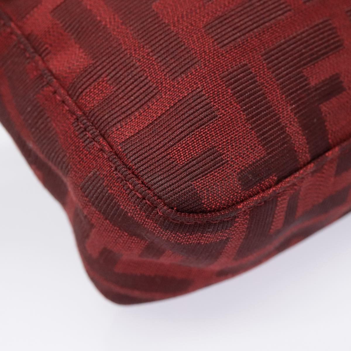 Fendi Red Canvas Clutch Bag (Pre-Owned) Size ONE SIZE - 5 Thumbnail