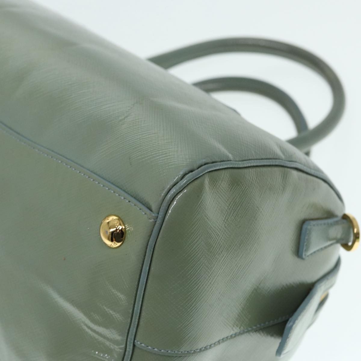 Prada Green Patent Leather Handbag (Pre-Owned) Size ONE SIZE - 8 Thumbnail