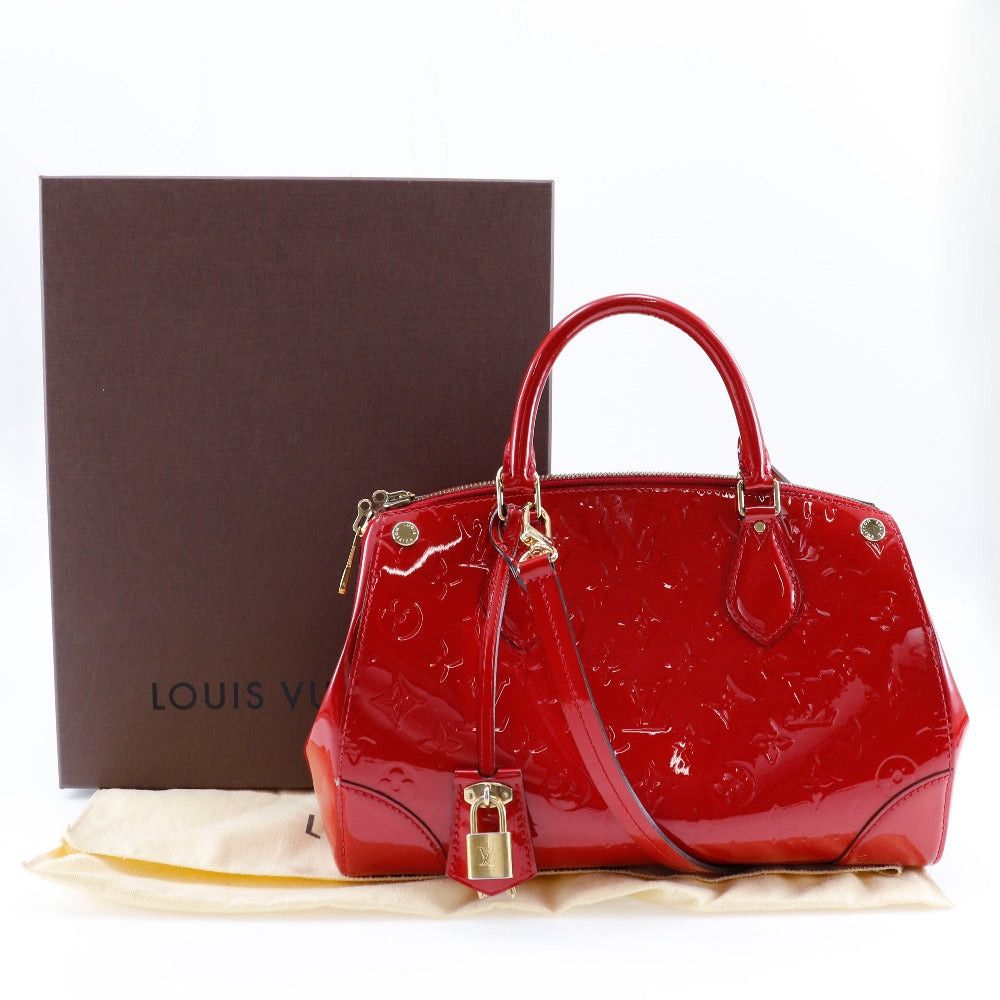 Louis Vuitton Santa Monica Red Patent Leather Handbag (Pre-Owned) Size ONE SIZE - 16 Thumbnail