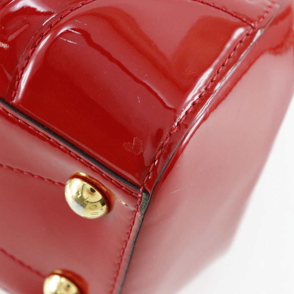 Louis Vuitton Santa Monica Red Patent Leather Handbag (Pre-Owned) Size ONE SIZE - 6 Thumbnail