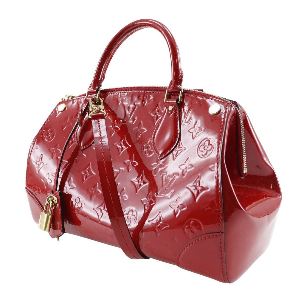 Louis Vuitton Santa Monica Red Patent Leather Handbag (Pre-Owned) Size ONE SIZE - 2 Thumbnail