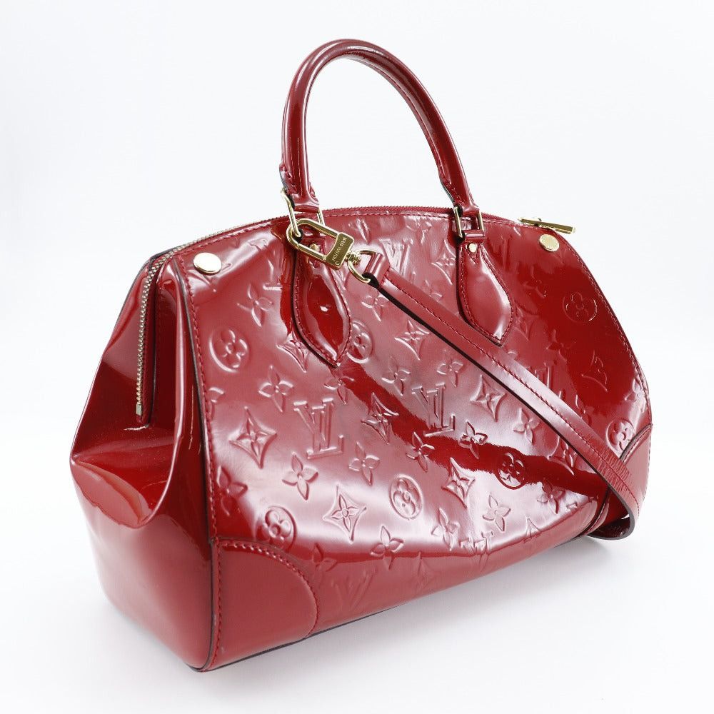 Louis Vuitton Santa Monica Red Patent Leather Handbag (Pre-Owned) Size ONE SIZE - 3 Thumbnail