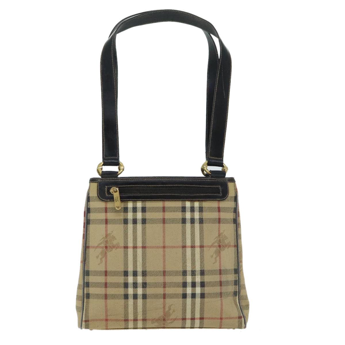 Burberry Nova Check Beige Canvas Shoulder Bag (Pre-Owned) Size ONE SIZE - 2 Thumbnail