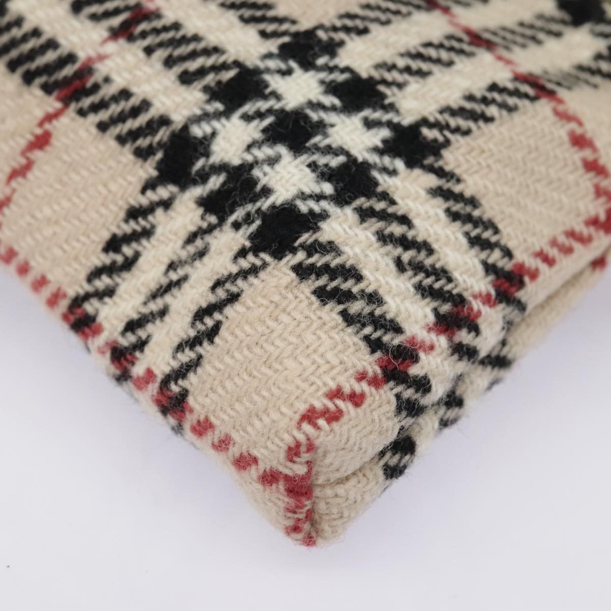 Burberry Nova Check Beige Wool Handbag (Pre-Owned) Size ONE SIZE - 10 Thumbnail