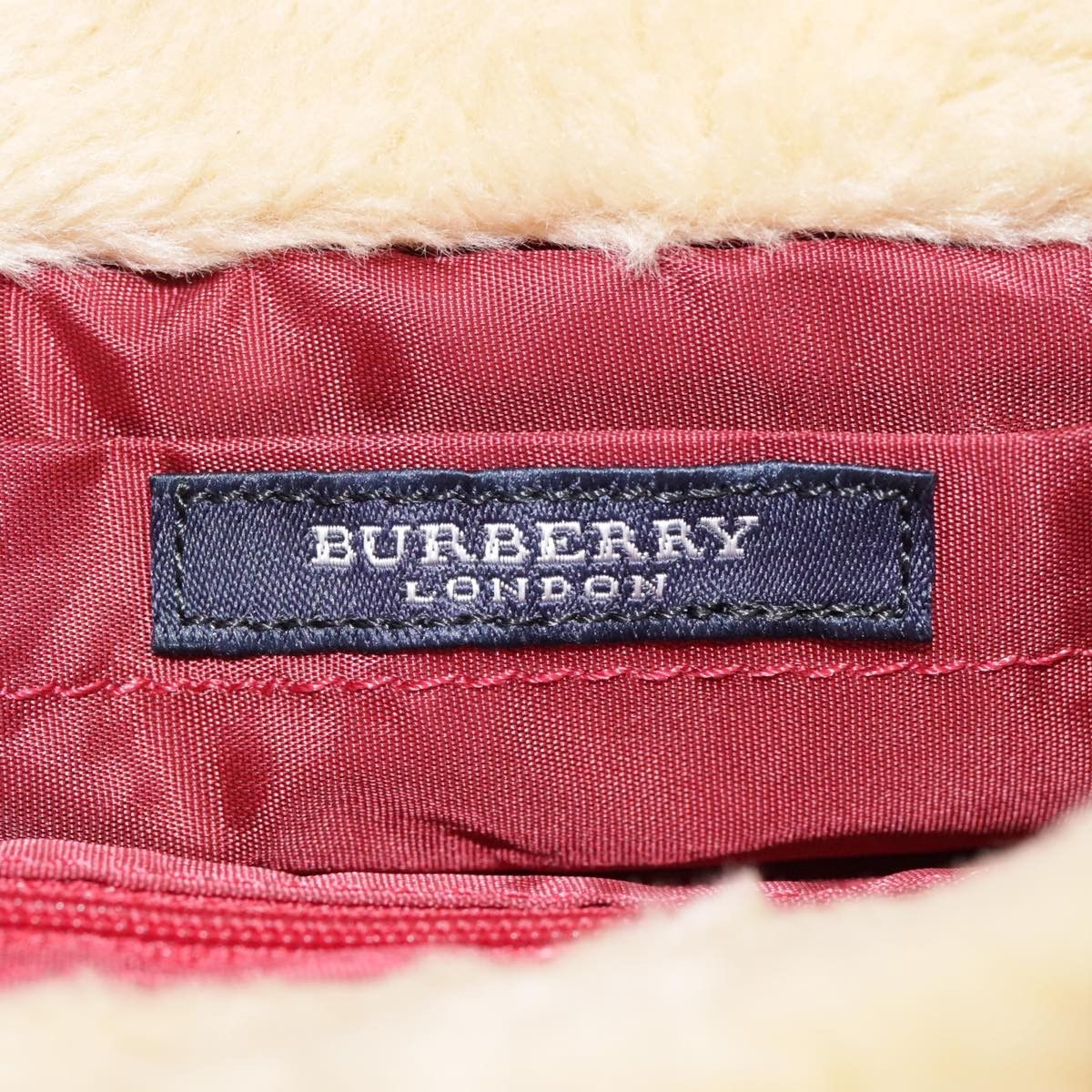 Burberry Nova Check Beige Wool Handbag (Pre-Owned) Size ONE SIZE - 14 Thumbnail